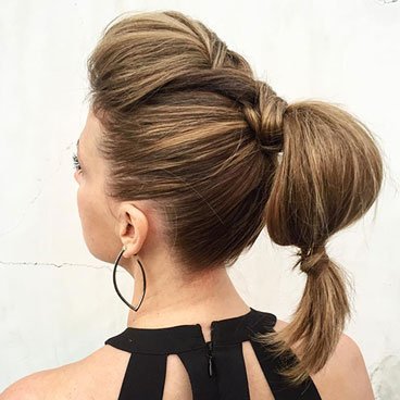 Garnier Fructis Sheer Set Hairspray - Long Hairstyle Gallery - Twisted Double Ponytail - perfect hairstyle for extra volume